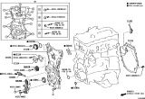 Diagram for 2015 Lexus IS250 Timing Belt Idler Pulley - 16603-36010