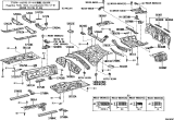 Diagram for 2020 Lexus GS350 Floor Pan - 58311-30382