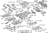 Diagram for 2010 Lexus GS350 Floor Pan - 58311-30370