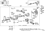 Diagram for 2022 Lexus RC F Carrier Bearing Spacer - 90521-99064