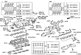 Diagram for 2006 Lexus GS430 Intake Manifold - 17102-50014