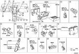 Diagram for 2008 Lexus GS350 Ignition Lock Assembly - 89611-30021