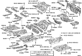 Diagram for 2010 Lexus GS350 Floor Pan - 58111-30450