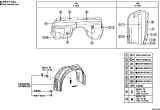 Diagram for Lexus ES300h Wheelhouse - 53875-33200