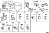 Diagram for 2015 Lexus ES350 Ignition Lock Assembly - 89611-30132