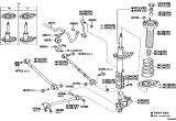 Diagram for Lexus ES350 Lateral Arm - 48710-33140