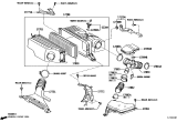 Diagram for Lexus RX400h Air Intake Coupling - 17882-20140