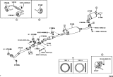 Diagram for Lexus RX400h Catalytic Converter Gasket - 90917-06065