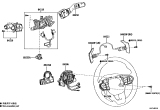 Diagram for Lexus TX550h+ Clock Spring - 84308-F6020
