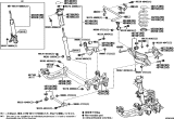 Diagram for Lexus NX450h+ Shock Absorber - 48530-79475