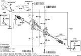 Diagram for 2022 Lexus NX350 Steering Gear Box - 44250-F6010