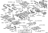 Diagram for 2014 Lexus IS250 Floor Pan - 58111-24050