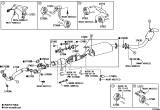 Diagram for Lexus RX350 Catalytic Converter - 17410-0P230