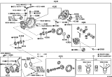 Diagram for 2024 Lexus TX550h+ Carrier Bearing Spacer - 90564-30082