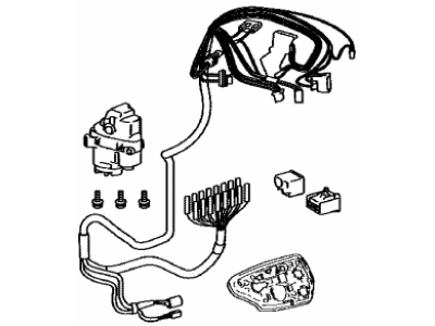 Lexus 87966-48743 RETRACTOR, Outer Mir