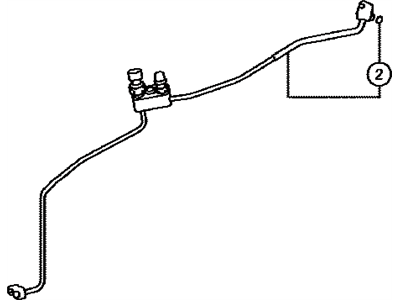 Lexus 88706-53130 Tube Sub-Assembly, Liquid