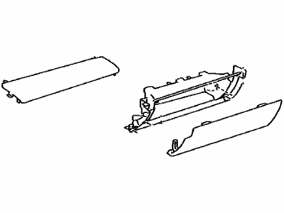 Lexus 55550-77010-C3 Door Assy, Glove Compartment