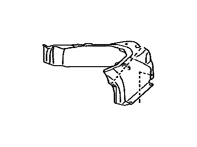 Lexus 58155-77010 INSULATOR, FR Floor