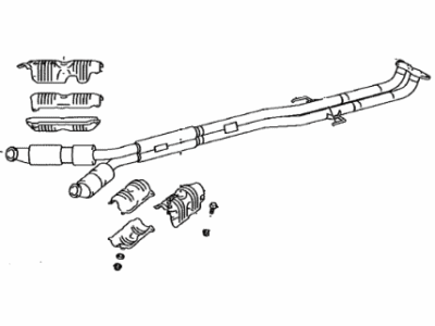 Lexus LFA Exhaust Pipe - 17410-45200