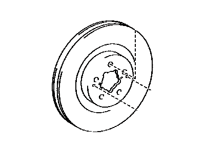 Lexus LFA Brake Disc - 43512-0W090