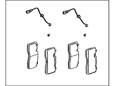 Lexus 04465-0W160 Front Disc Brake Pad Kit