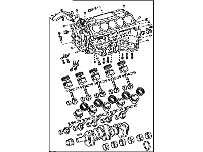 Lexus 11400-45060 Block Assy, Short