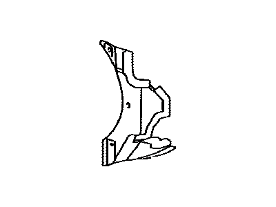 Lexus 16593-45010 Guide, Radiator Air