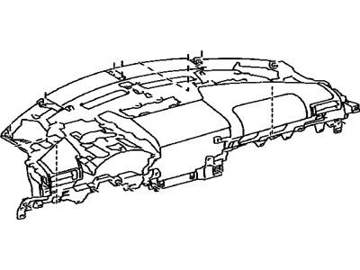 Lexus 55401-77010-C1 Pad Sub-Assembly, Instrument