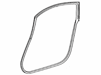 Lexus 62381-77010 WEATHERSTRIP, Roof Side Rail