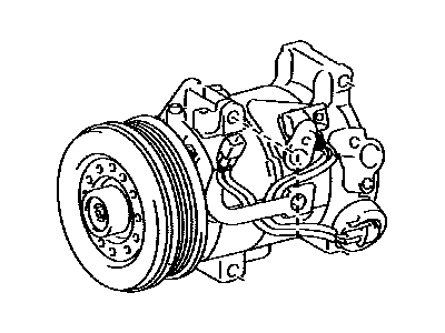 Lexus 88310-77061 Compressor Assy, W/Pulley