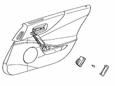 Lexus 67610-77020 Panel Assembly, Door Trim