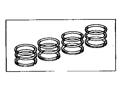 Lexus 13011-62040 Ring Set, Piston