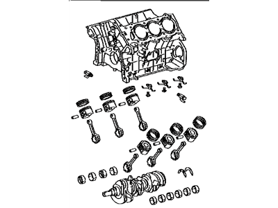 Lexus 11400-39085 Block Assy, Short