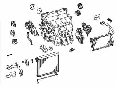 Lexus 87050-30292 Radiator Assembly, Air C