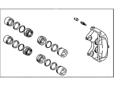 Lexus GS350 Brake Caliper - 47730-30600