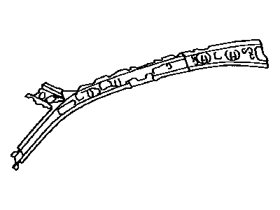 Lexus 61204-30150 Rail Sub-Assembly, Roof