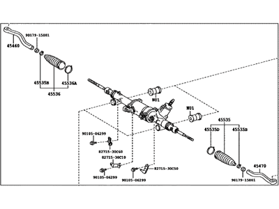 Lexus Rack And Pinion - 44200-30740