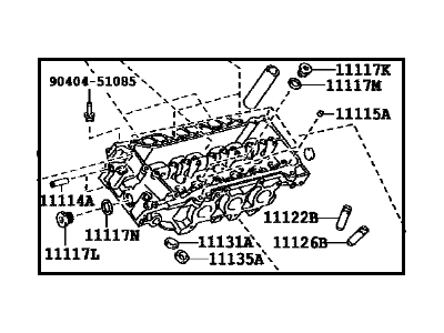 2015 Lexus GS450h Cylinder Head - 11102-39258