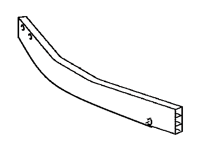 Lexus 52131-30340 Reinforcement, Front Bumper