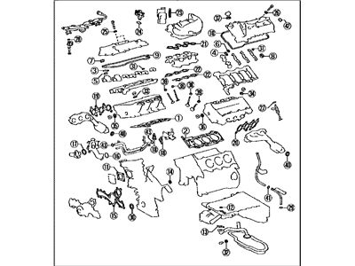 Lexus 04112-31880 Gasket Kit, Engine Valve Grind