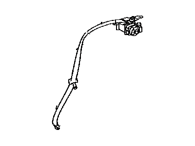 Lexus 73360-30530-C0 Belt Assembly, Rear Seat