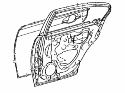 Lexus 67004-30650 Panel Sub-Assembly, Rear Door