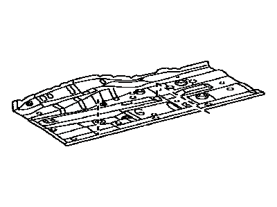 Lexus GS Turbo Floor Pan - 58112-30210