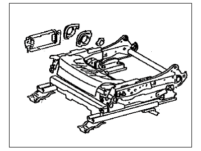 Lexus 72020-30471 ADJUSTER Assembly, Front Seat