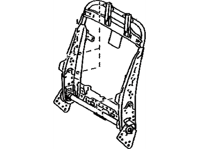 Lexus 71430-30F40 Back Assembly, Front Seat