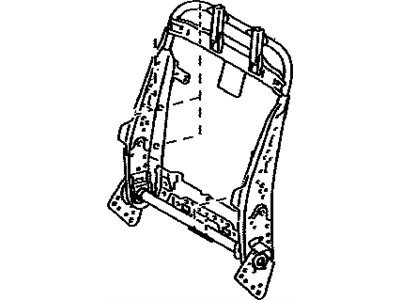 Lexus 71040-33250-C0 Back Assy, Front Seat, RH(For Separate Type)