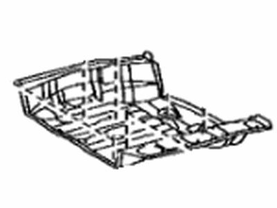 Lexus 58311-30401 Pan, Rear Floor