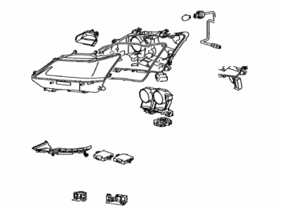 Lexus 81150-30G90 Headlamp Assembly, Left