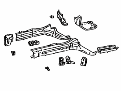 Lexus 57102-24080 Member Sub-Assembly, Front