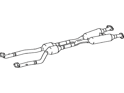 Lexus 17410-31E90 Front Exhaust Pipe Assembly